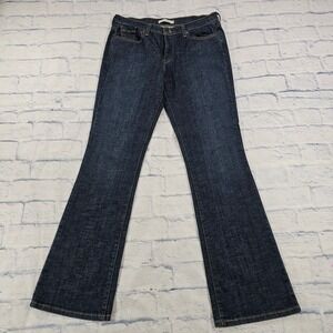 Levi's 515 Bootcut Jeans Womens 10 L Dark Indigo Blue Stretch Denim Mid Rise Y2K